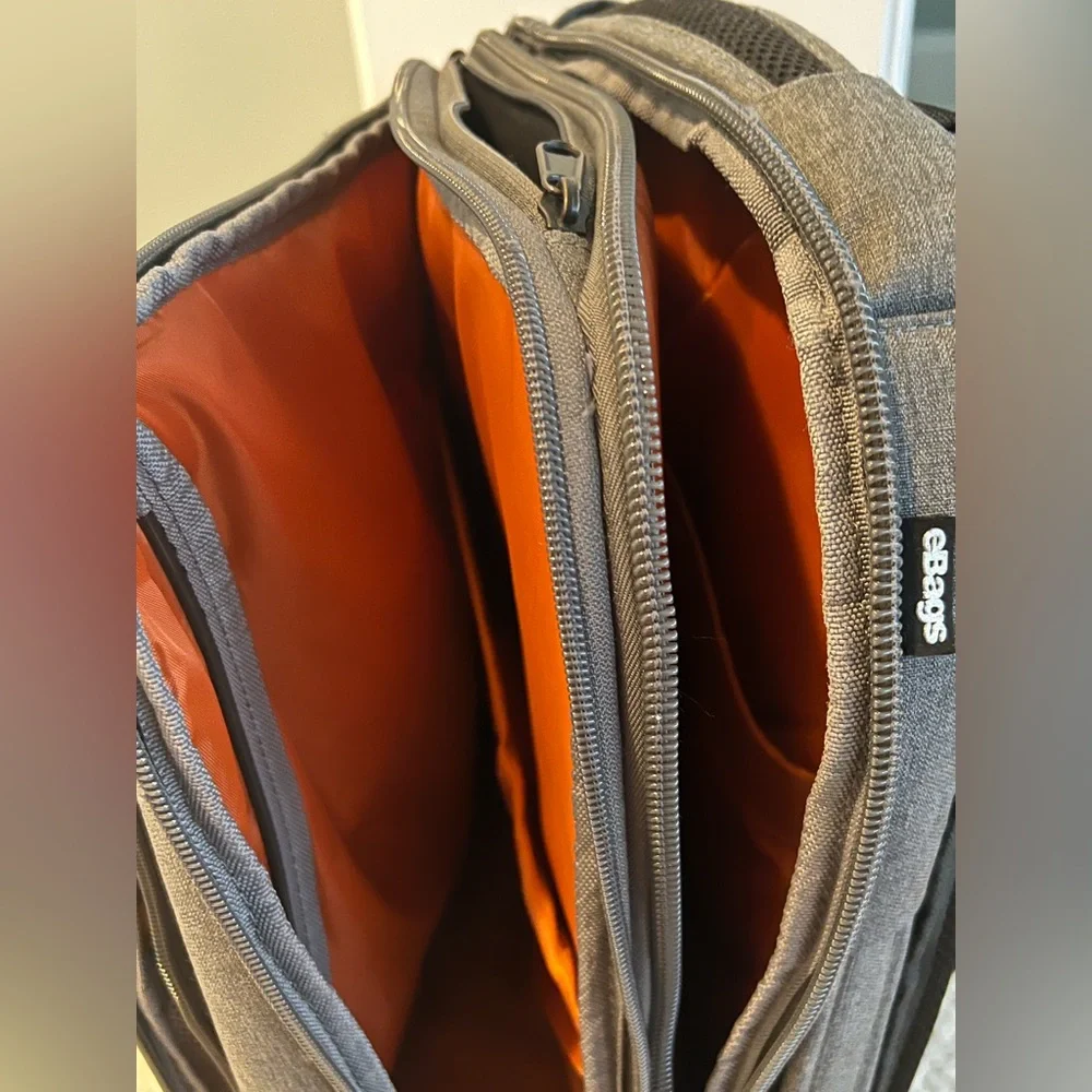 EBags: Charcoal pro slim laptop backpack for travel, school, or work/ utility